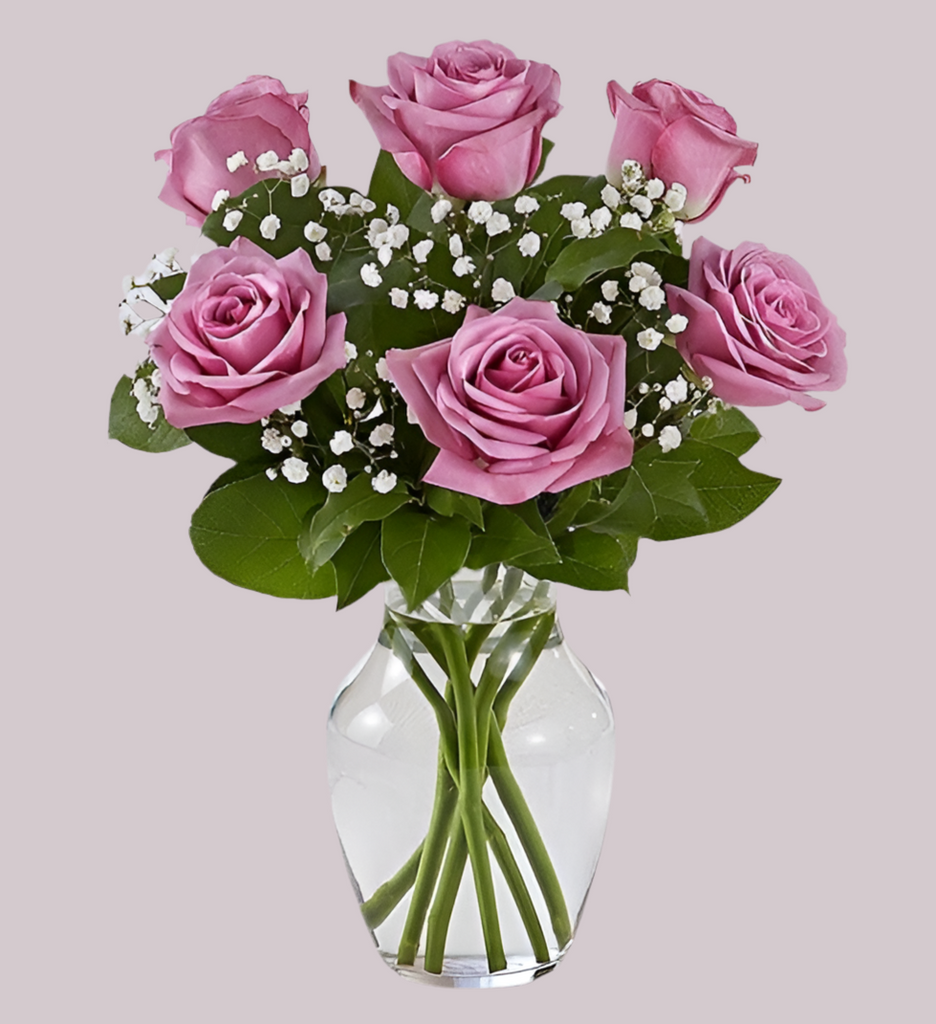 Passion For Pink Roses Bouquet 