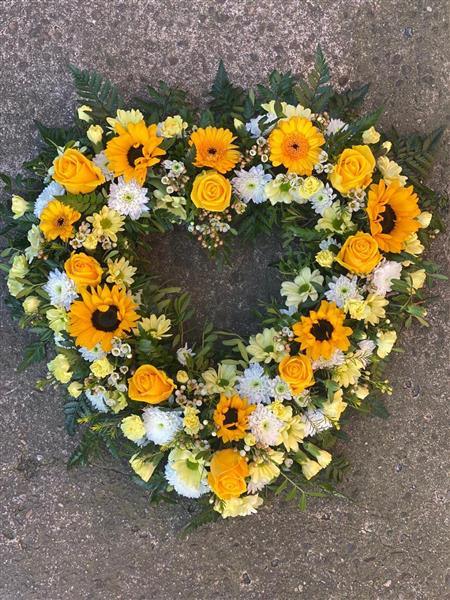 Sunflower open Heart - Rams florists