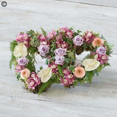 Deluxe Double Heart - Rams florists