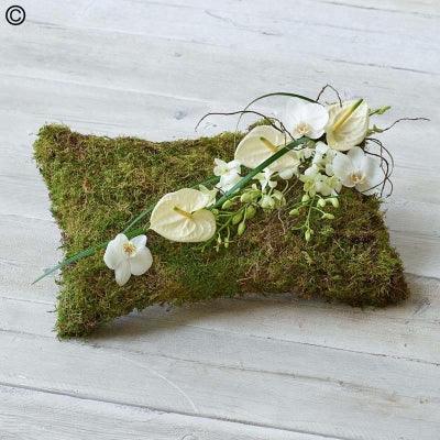 White Natural Pillow - Rams florists