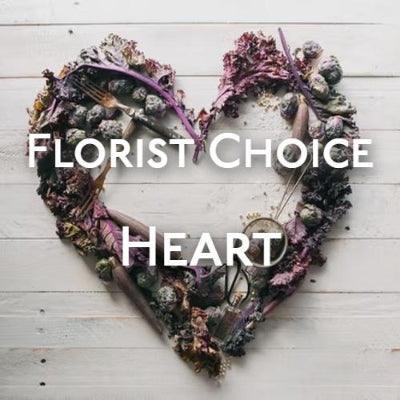 Florist Choice Heart Tribute - Rams florists