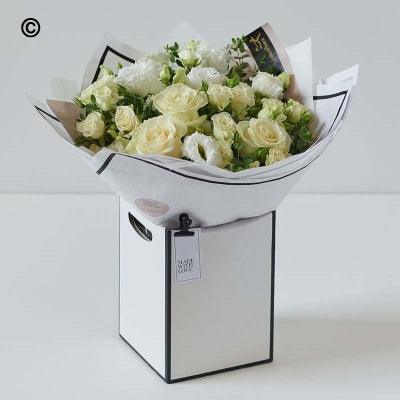 Beautifully Simple Bouquet White - Rams florists