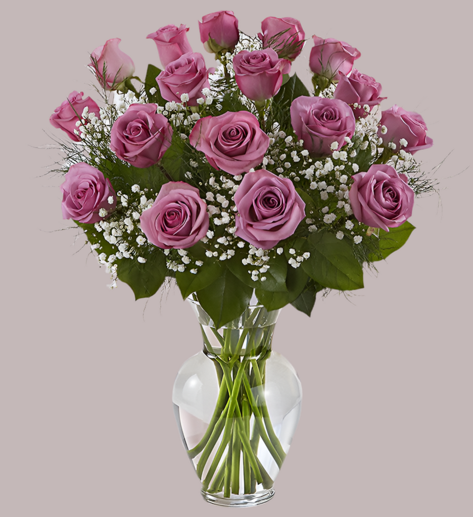 Passion For Pink Roses Bouquet 