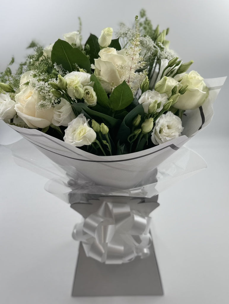 Beautifully Simple Bouquet White - Rams florists