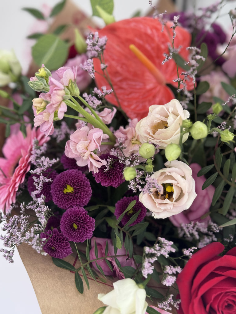 Bright hand tied bouquets - Rams florists