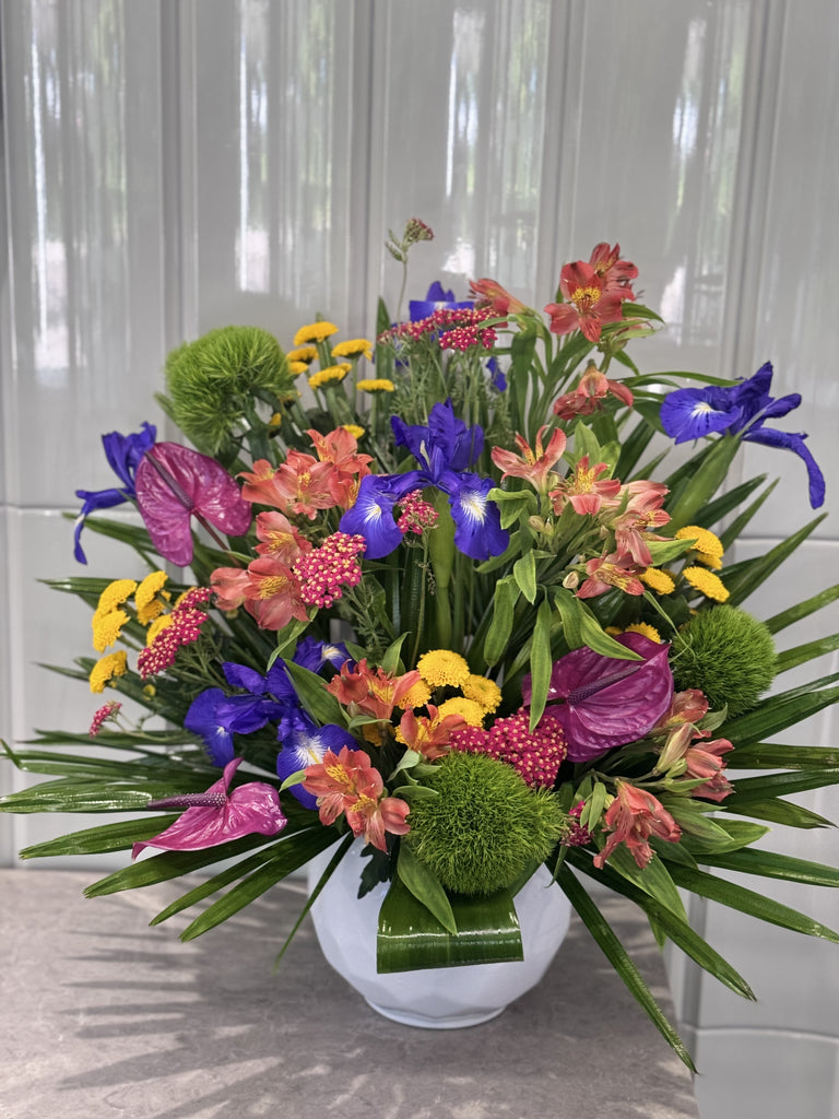 Bright Table Arrangements - Rams florists