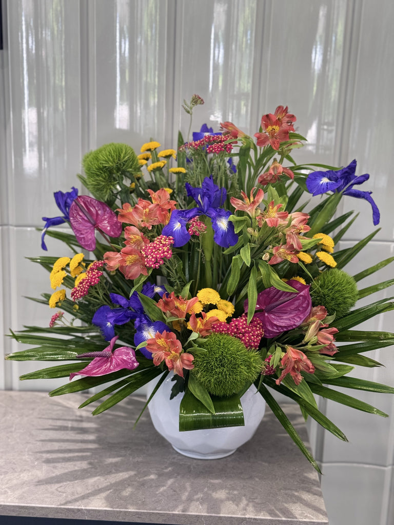 Bright Table Arrangements - Rams florists