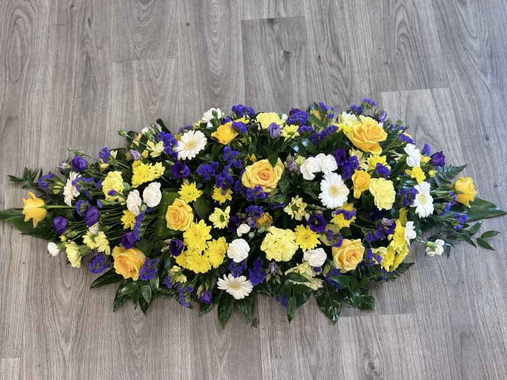 Traditional Mix Casket Spray - Rams florists