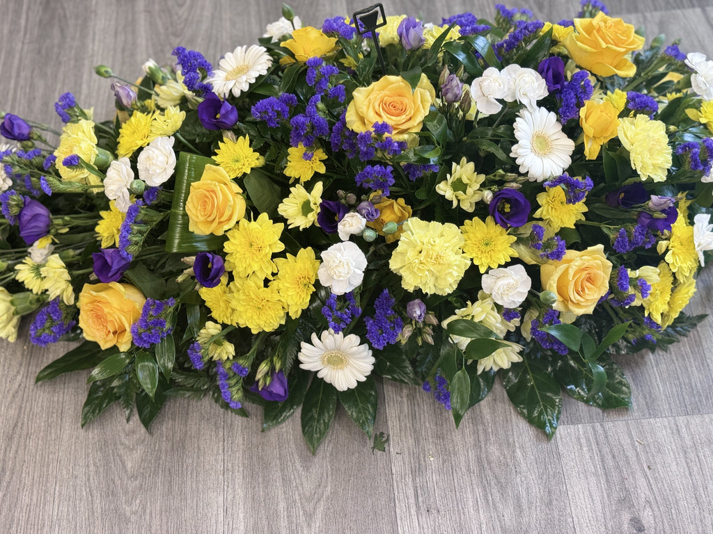 Traditional Mix Casket Spray - Rams florists