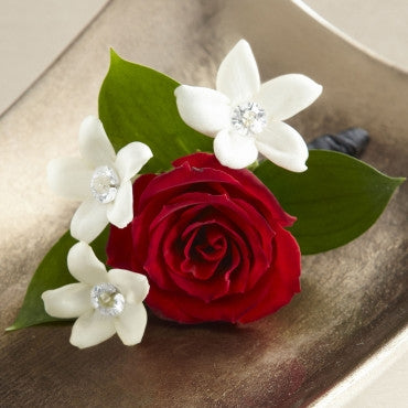 Love and Purity Boutonniere