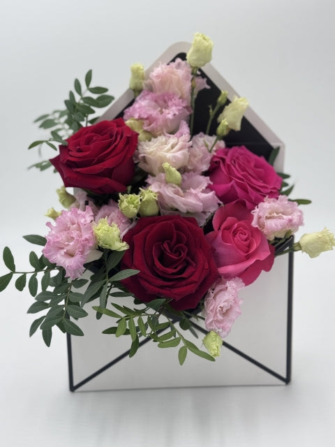 Floral Envelope Flower Box