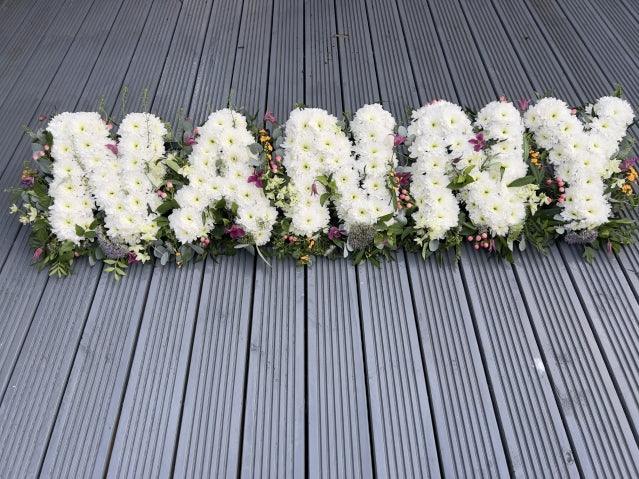 NANNY FUNERAL TRIBUTE - Rams florists