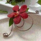 Red Mokara Orchid Boutonniere - Rams florists