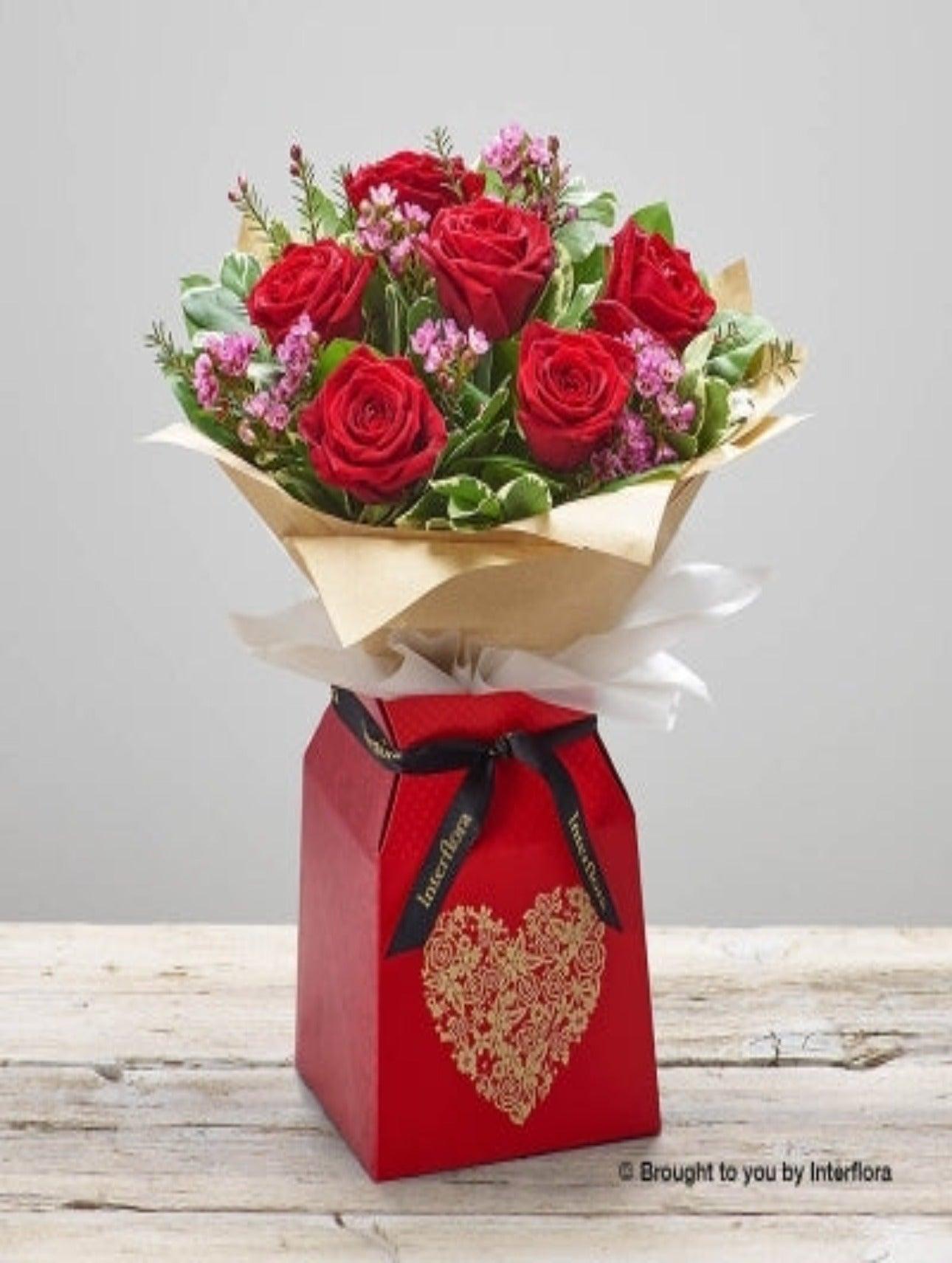 Ruby Kisses Gift Box - Rams florists