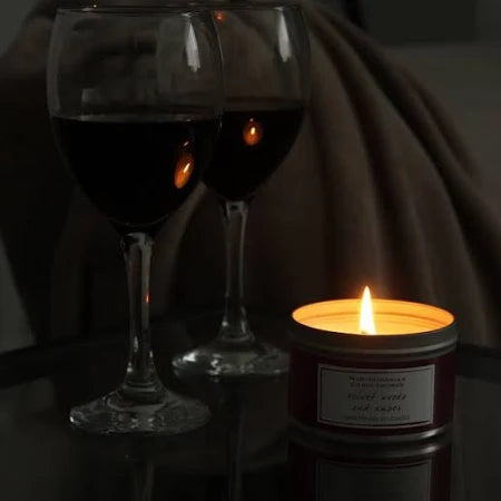 Velvet Woods & Amber Candle