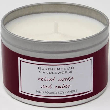 Velvet Woods & Amber Candle