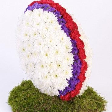 Rugby Ball Tribute - Rams florists