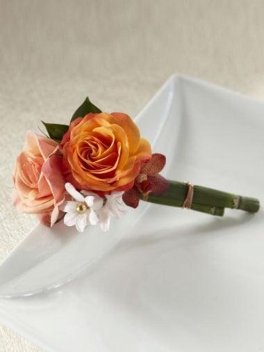 Sunset Dream Boutonniere - Rams florists