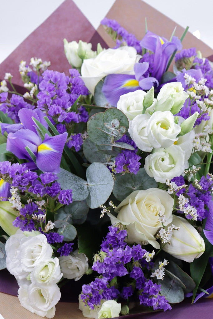 VIOLET VIBES HAND TIED - Rams florists