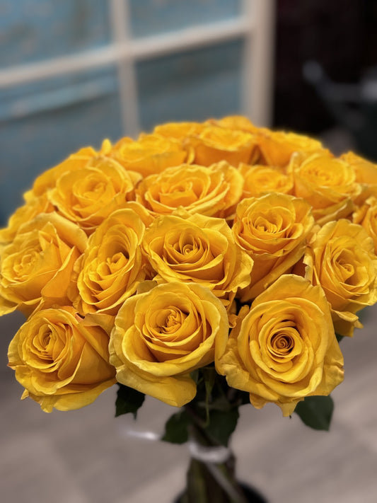 Yellow Rose Hand tied Bouquet