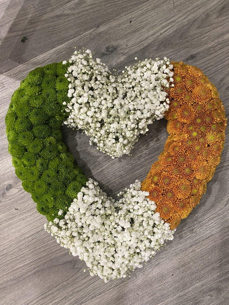 Irish open heart flag - Rams florists