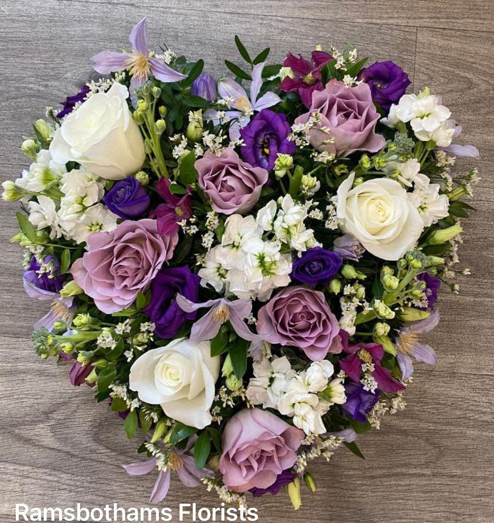 Lilac heart - Rams florists