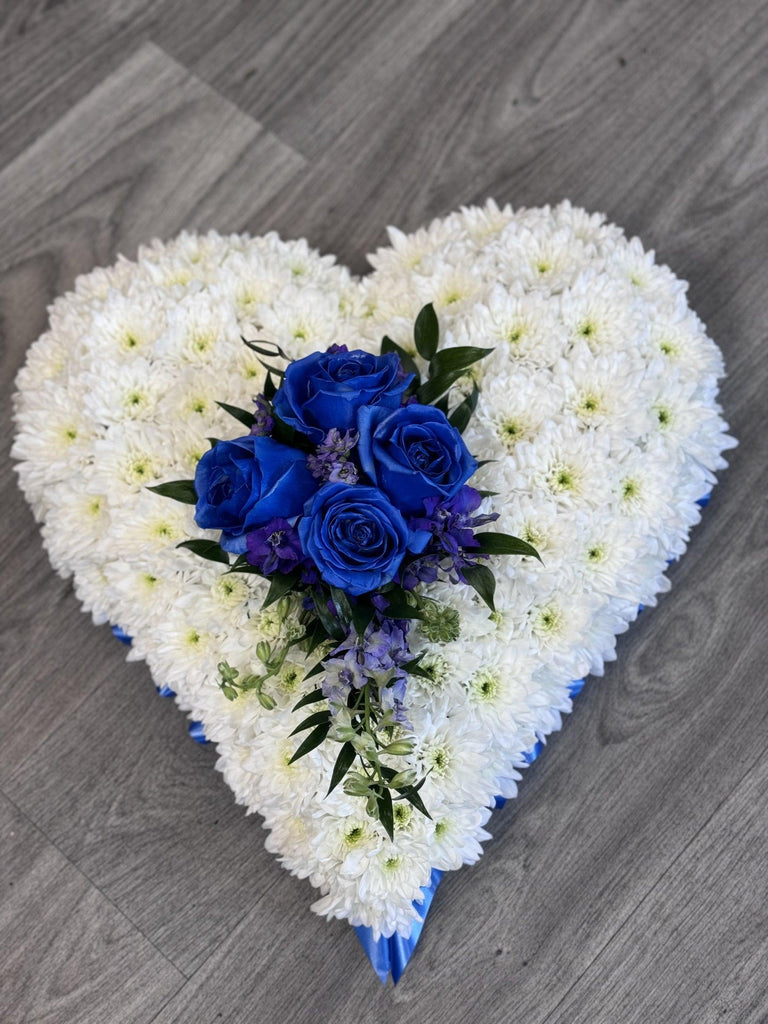 Classic Heart Blue - Rams florists