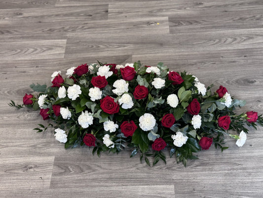 Rose and Carnation Casket spray