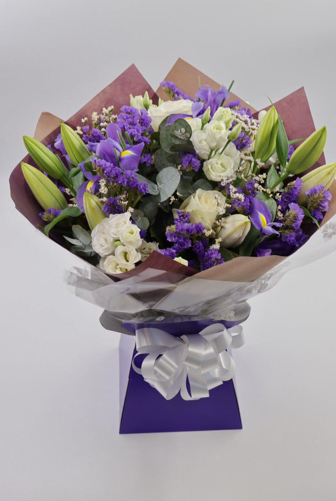 VIOLET VIBES HAND TIED - Rams florists