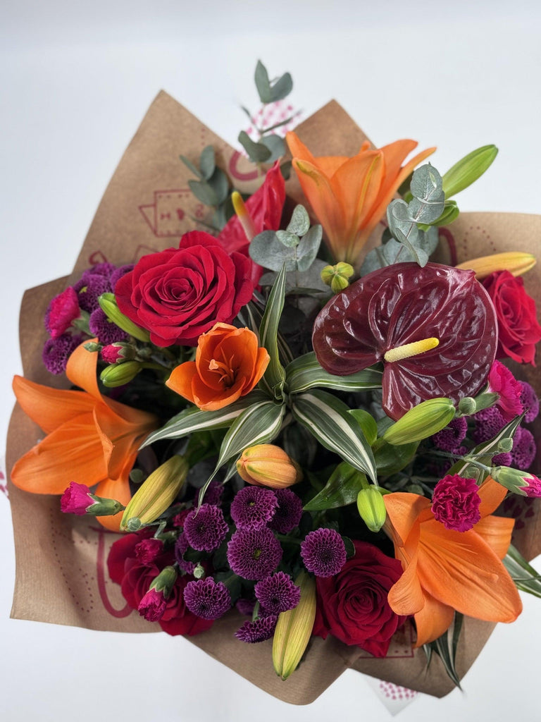 Colorful Carnival Hand tied Bouquet - Rams florists