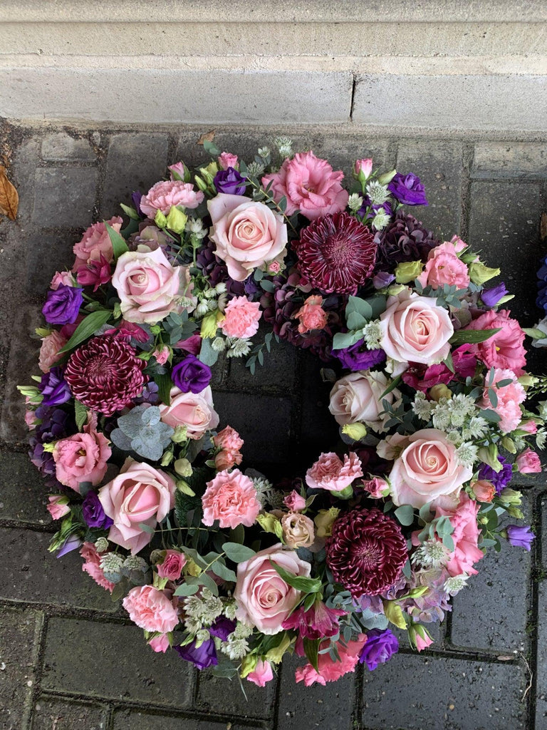 Florist Choice Funeral wreath - Rams florists